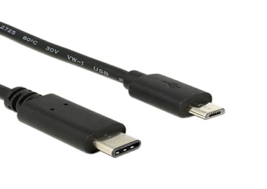 POWERTECH-&Kappa;&alpha;&lambda;ώ&delta;&iota;&omicron;-USB-Type-C-&sigma;&epsilon;-USB-Micro-CAB-UC011,-1m,-&mu;&alpha;ύ&rho;&omicron;-edit