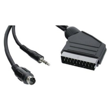 SCART-CABLE-&Sigma;&Epsilon;-SVHS-3.5AUDIO-5m