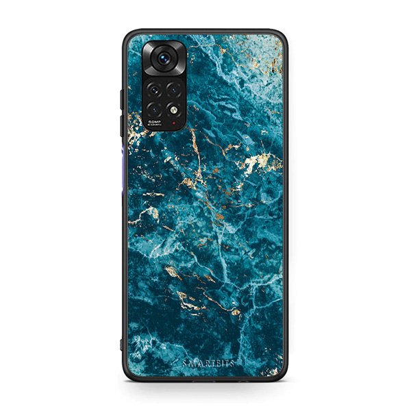 marble Marble Blue - Xiaomi Redmi Note 11 4G / 11S +&Delta;&Omega;&Rho;&Epsilon;&Alpha;&Nu; Ring Holder &times; 1