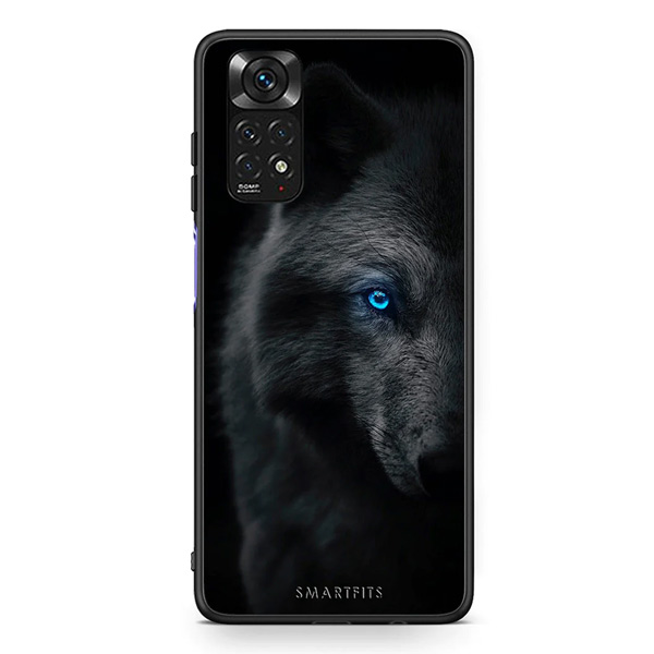 wolfcasept2 Dark Wolf - Xiaomi Redmi Note 11 4G / 11S &theta;ή&kappa;&eta; +&Delta;&Omega;&Rho;&Epsilon;&Alpha;&Nu; Ring Holder &times; 1